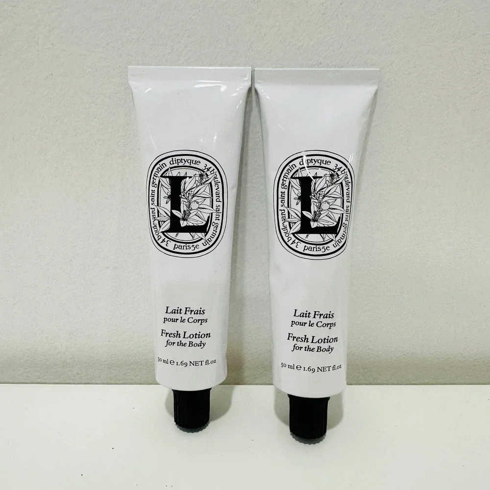 Diptique Paris Fresh Lotion for Body‎ Lait Frais 50ml 1.69oz 50mL Set of 2 New